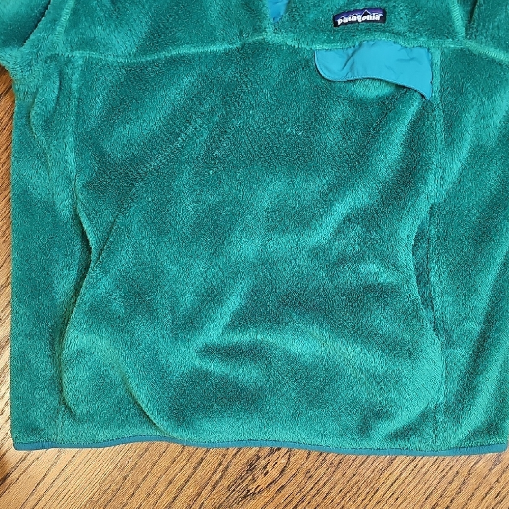 Patagonia Greenish Teal Fleece Pullover - Picture 11 of 12
